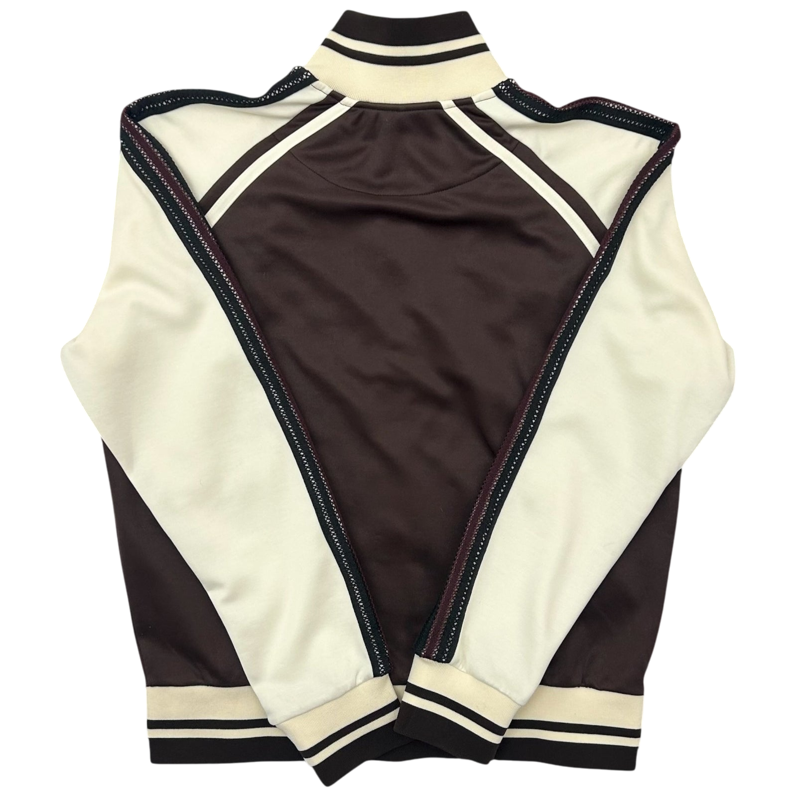 Wales Bonner Kola Track Jacket ‘Brown / Ivory' (Fits M)