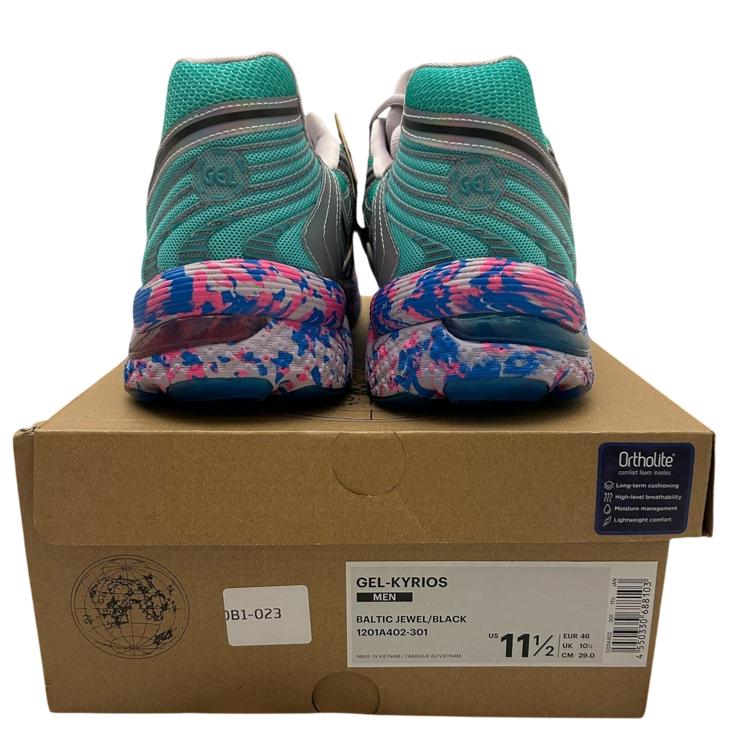 Asics X Luisaviaroma Gel-Kyrios Baltic Jewel / Black (US11.5/UK10.5)