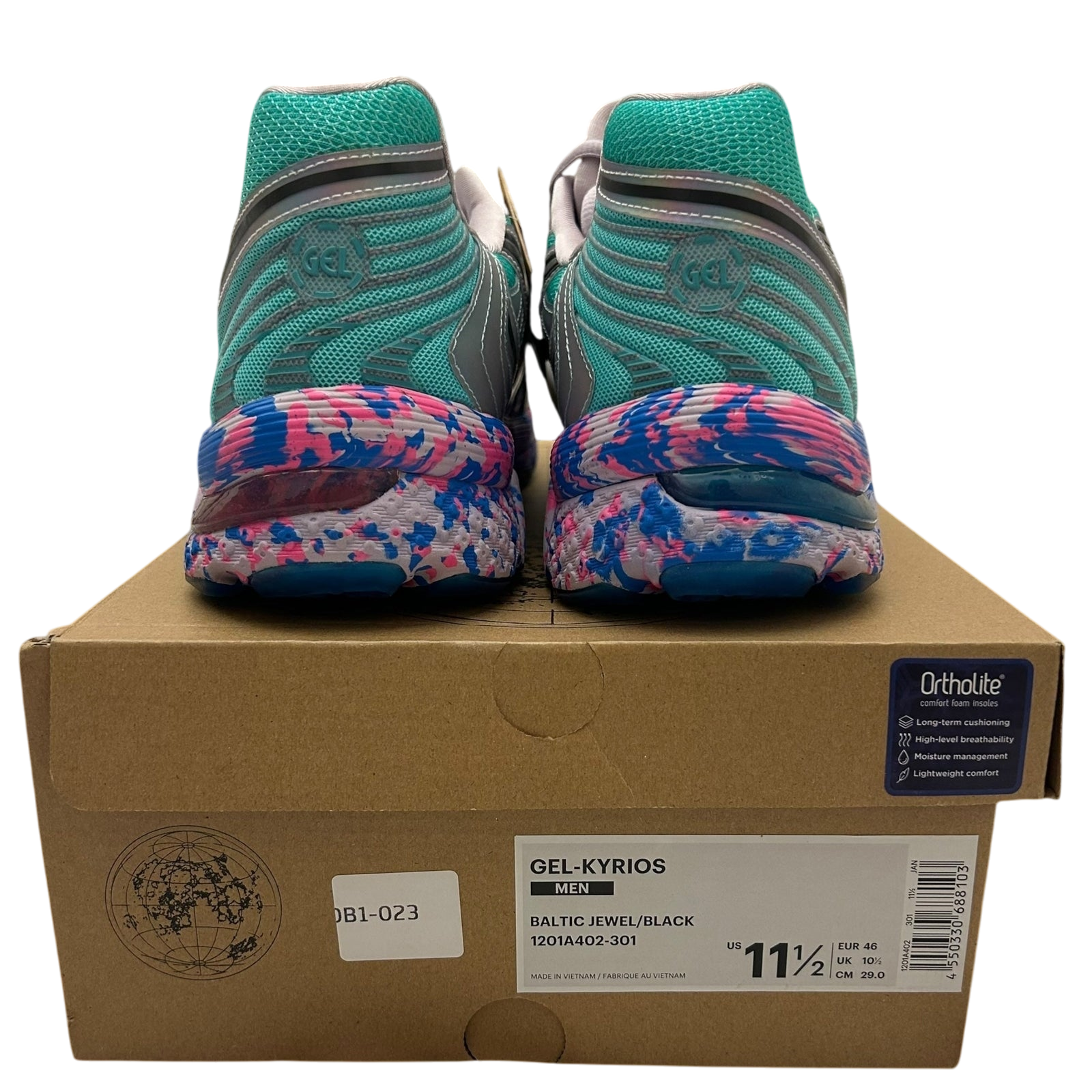 Asics X Luisaviaroma Gel-Kyrios Baltic Jewel / Black (US11.5/UK10.5)