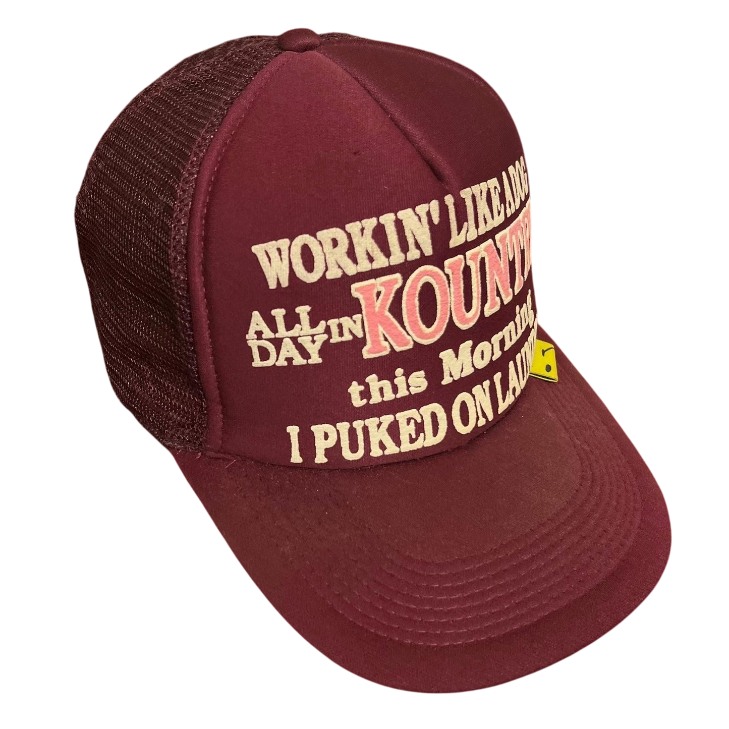 Kapital Kountry Burgundy Trucker Hat