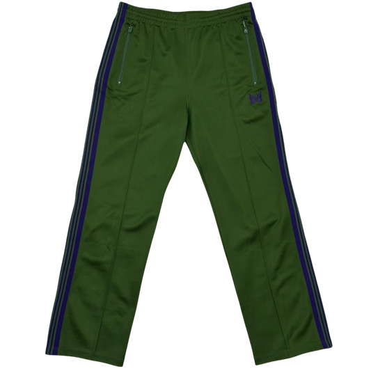 Needles Poly Smooth Track Pants Green/Purple (Size M)