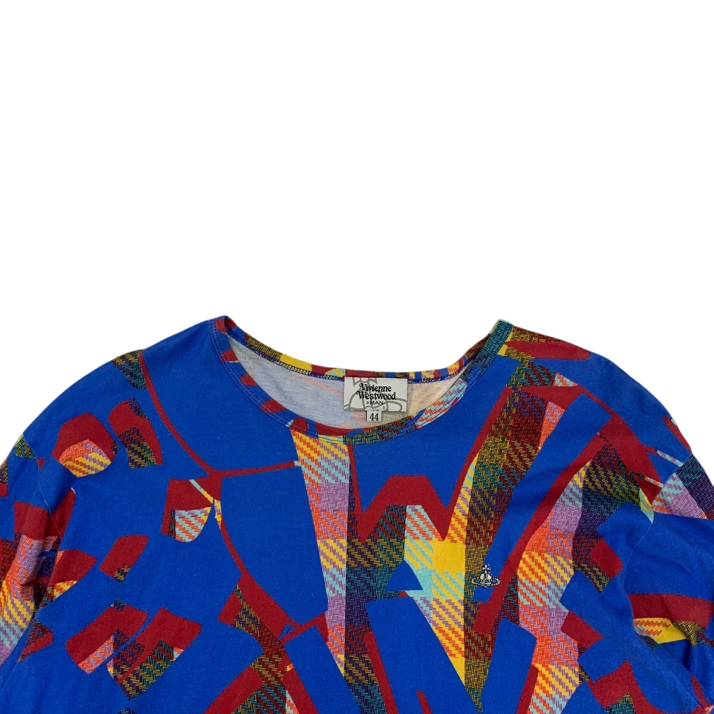 Vivienne Westwood Graphic Long Sleeve Blue Multicolour (Fits M-L)