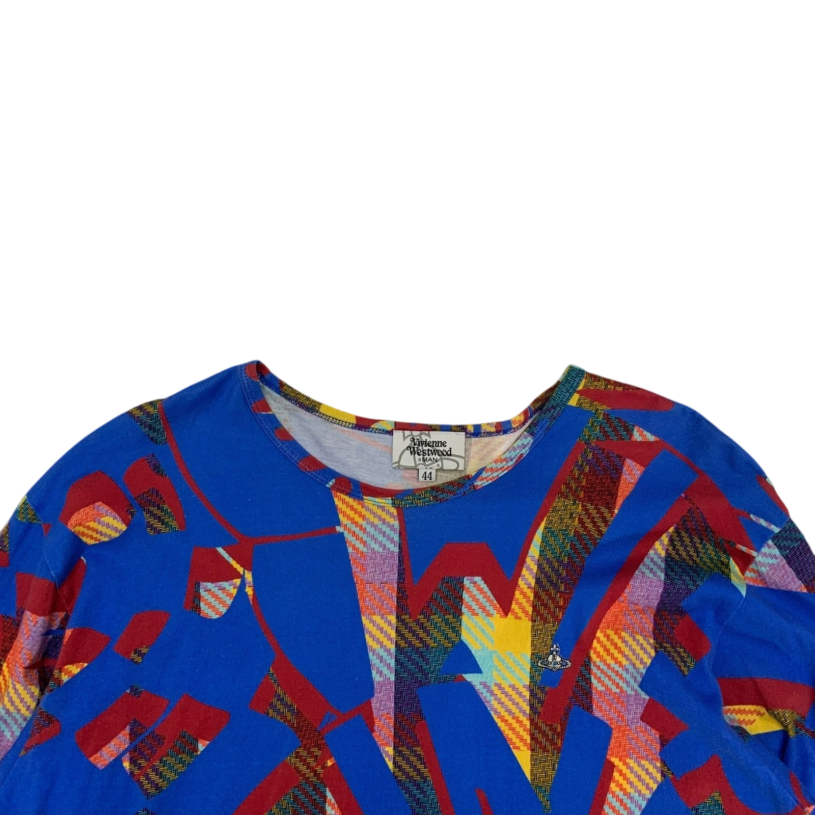 Vivienne Westwood Graphic Long Sleeve Blue Multicolour (Fits M-L)