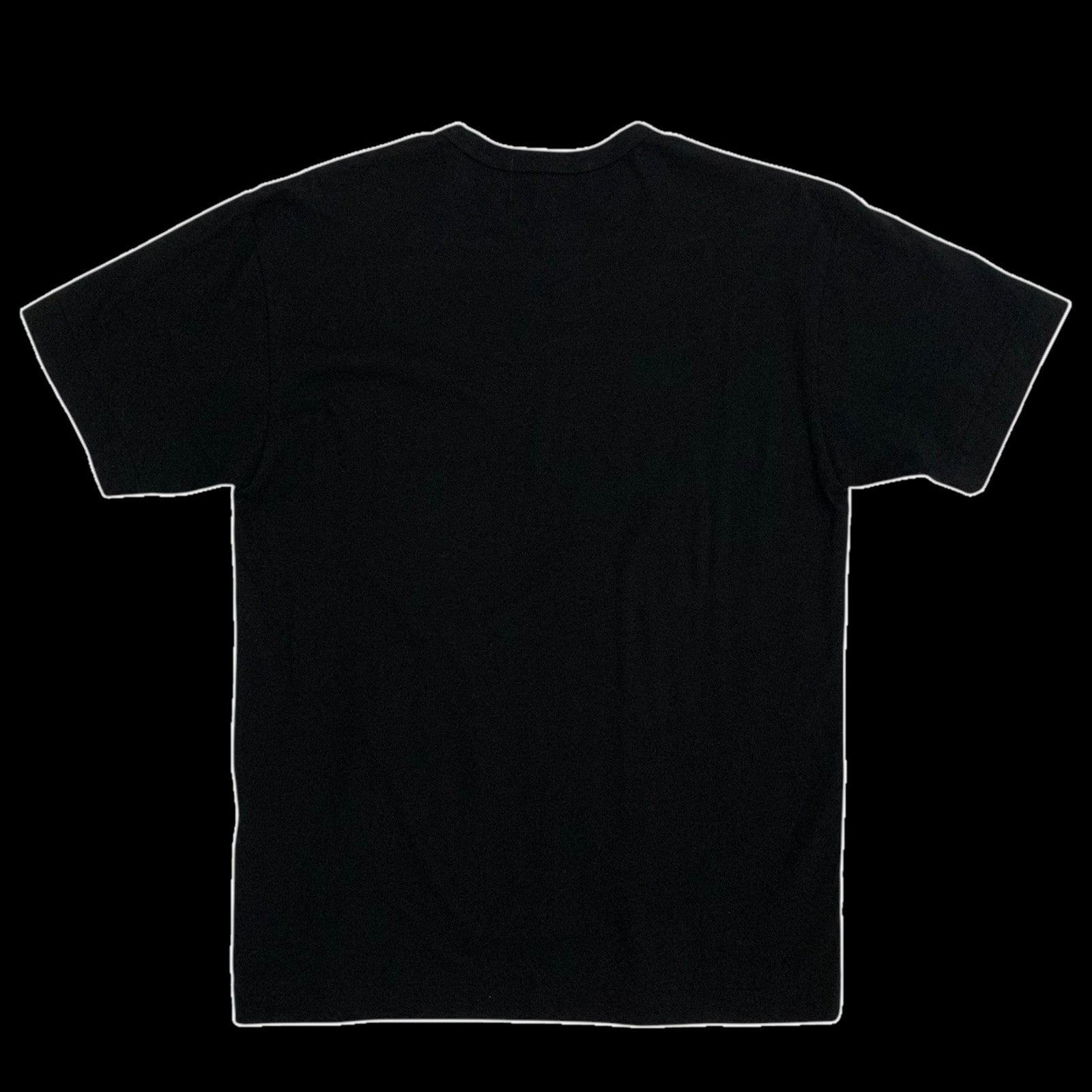 Comme Des garçon CDG Logo T-Shirt Black/Orange (Fits S-M)