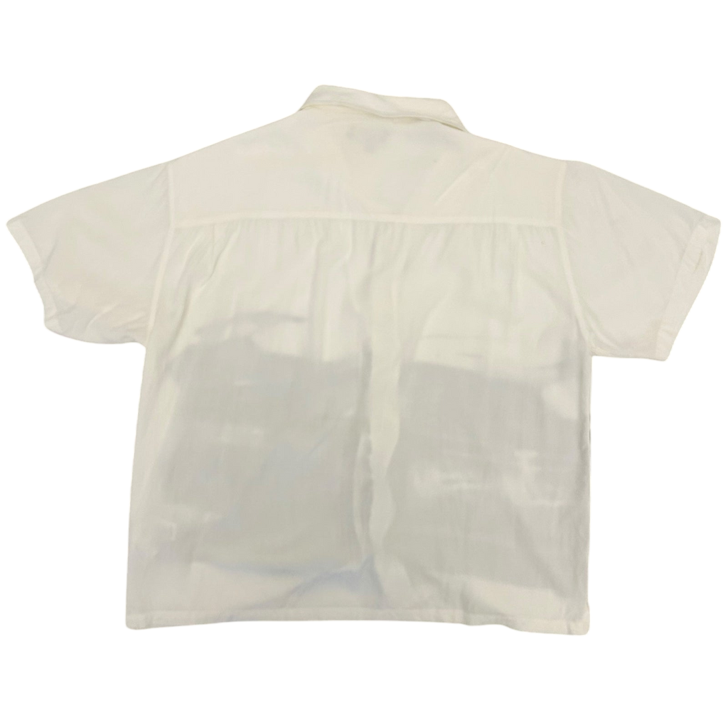 Stussy Speedway Short-Sleeve Button-Up Shirt Off-White (Fits M-L)