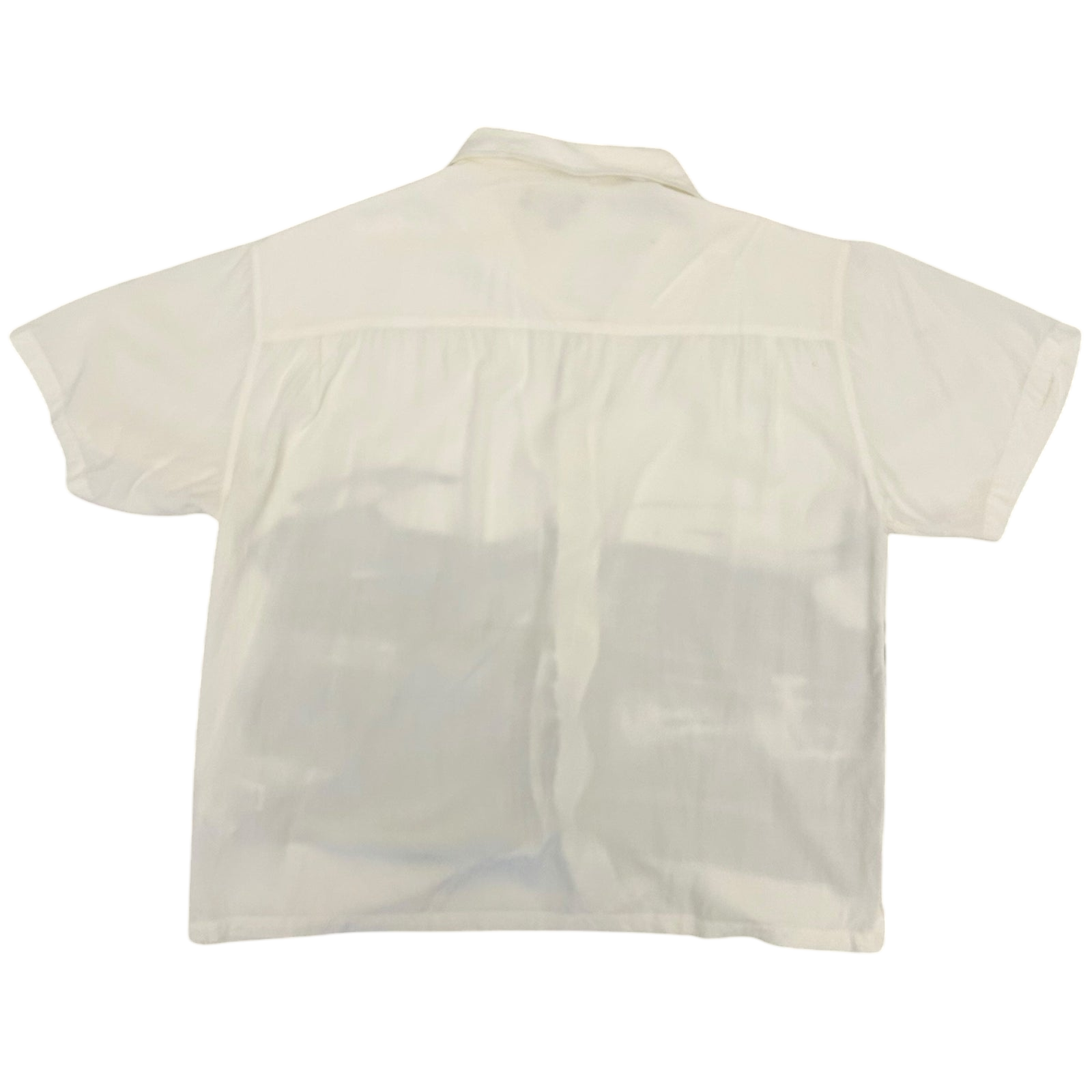 Stussy Speedway Short-Sleeve Button-Up Shirt Off-White (Fits M-L)