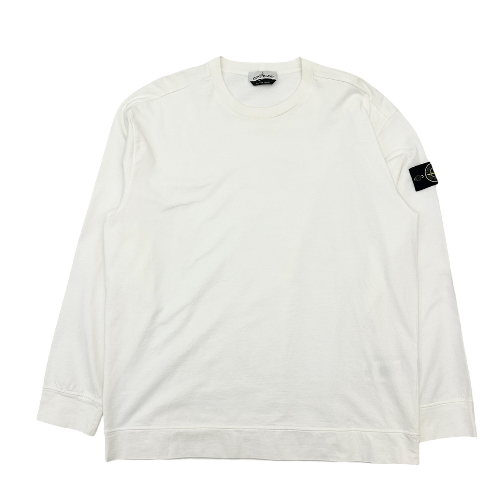 Stone Island Crewneck Sweater White (Fits XL/XXL)