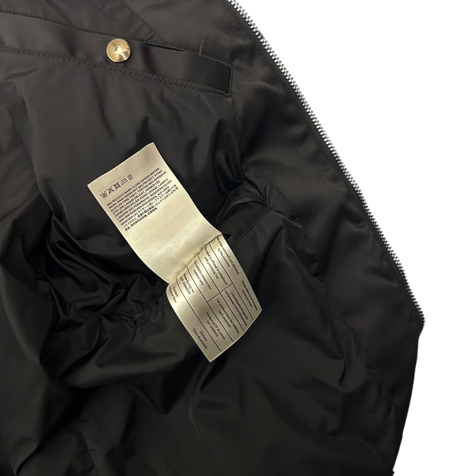 Acne Studios Nylon Matt Bomber Jacket Black (Fits M)