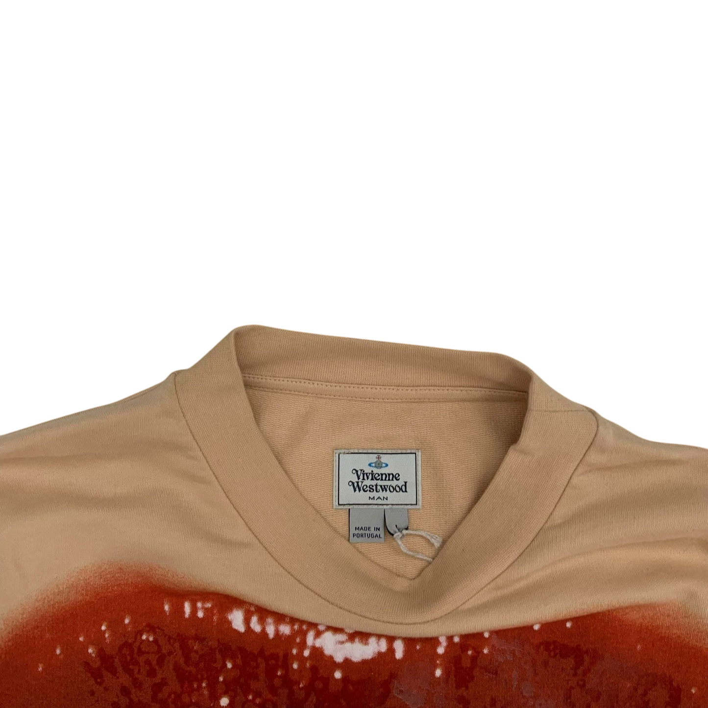 Vivienne Westwood Lip Print Sweatshirt Nude (Fits M-L)