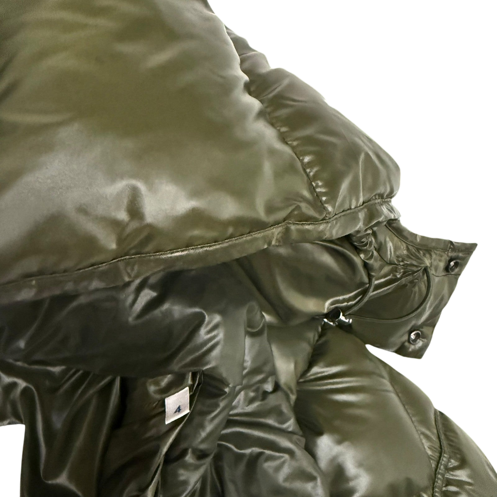 Moncler Maya Quilted Nylon Down Jacket Olive Green (Fits M-L)