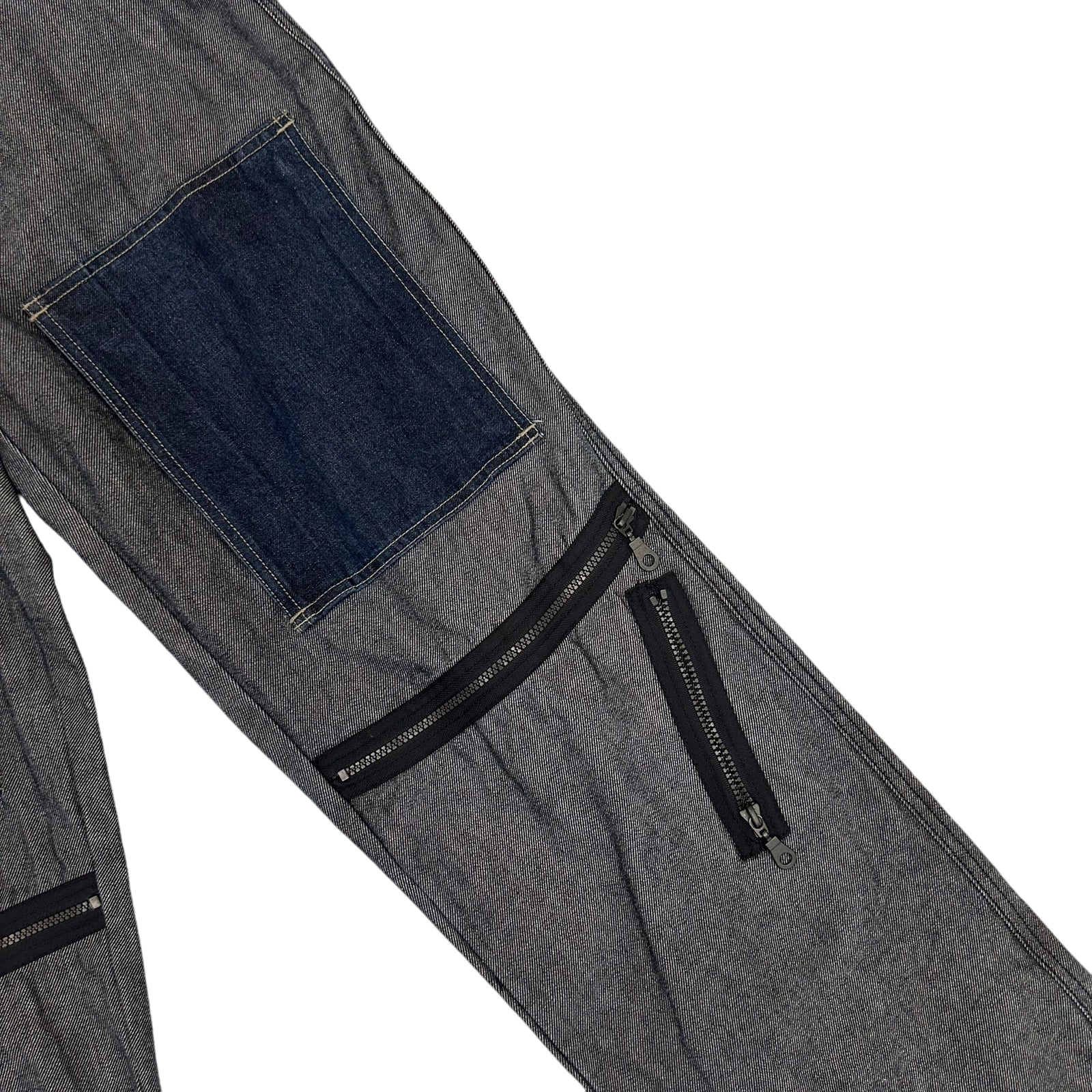 Marithe Francois Girbaud Vintage Selvedge Denim Panelled Jeans