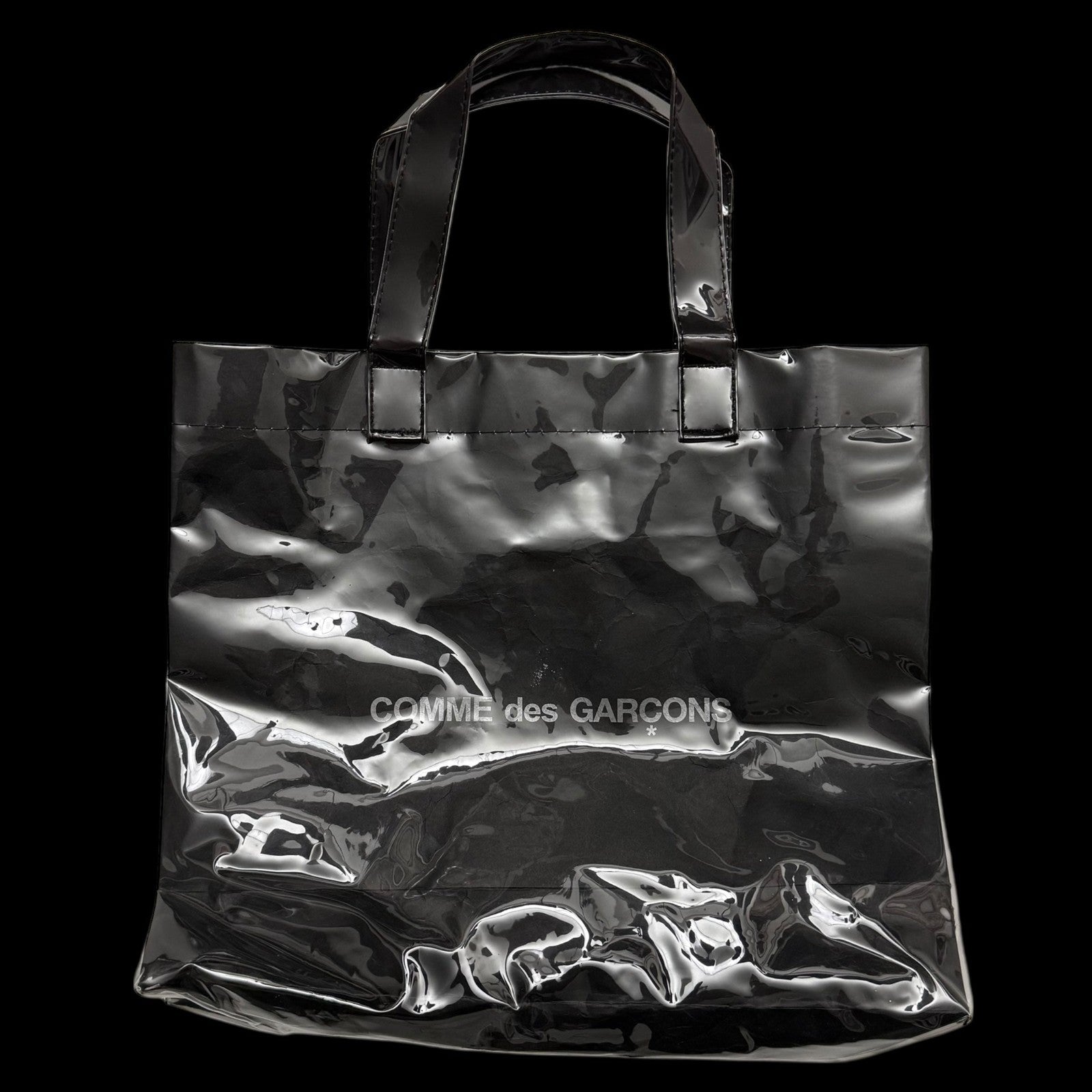 Comme des Garçons PVC Tote Bag Black