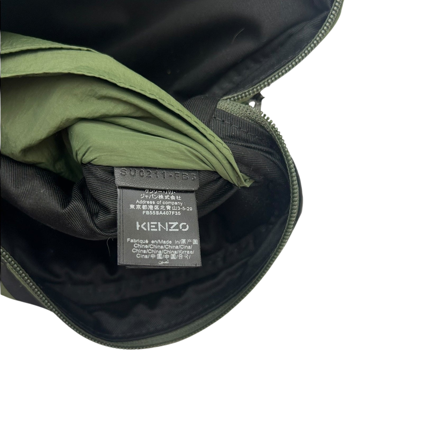 Kenzo K-tiger Belt Bag Dark Khaki