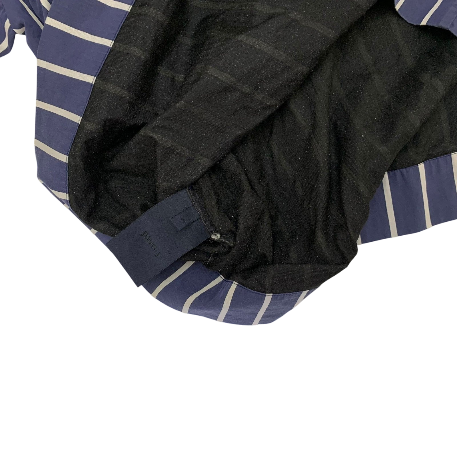 Juun.j Double-Layered Striped T-Shirt Navy/White (Fits XL)