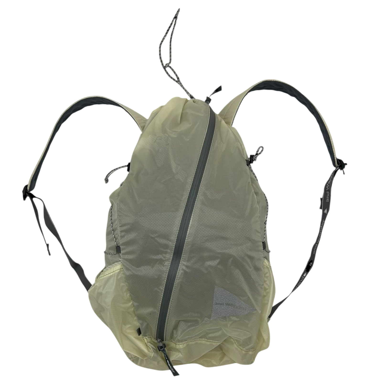 And Wander SIL Diagonal Zip Back Pack Cream