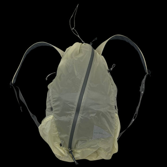 And Wander SIL Diagonal Zip Back Pack Cream