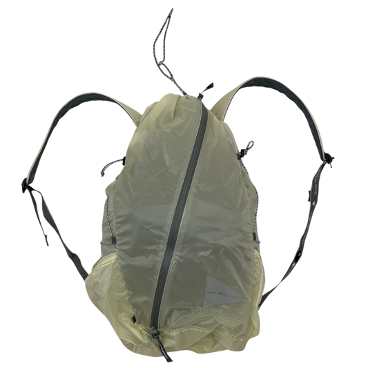And Wander SIL Diagonal Zip Back Pack Cream