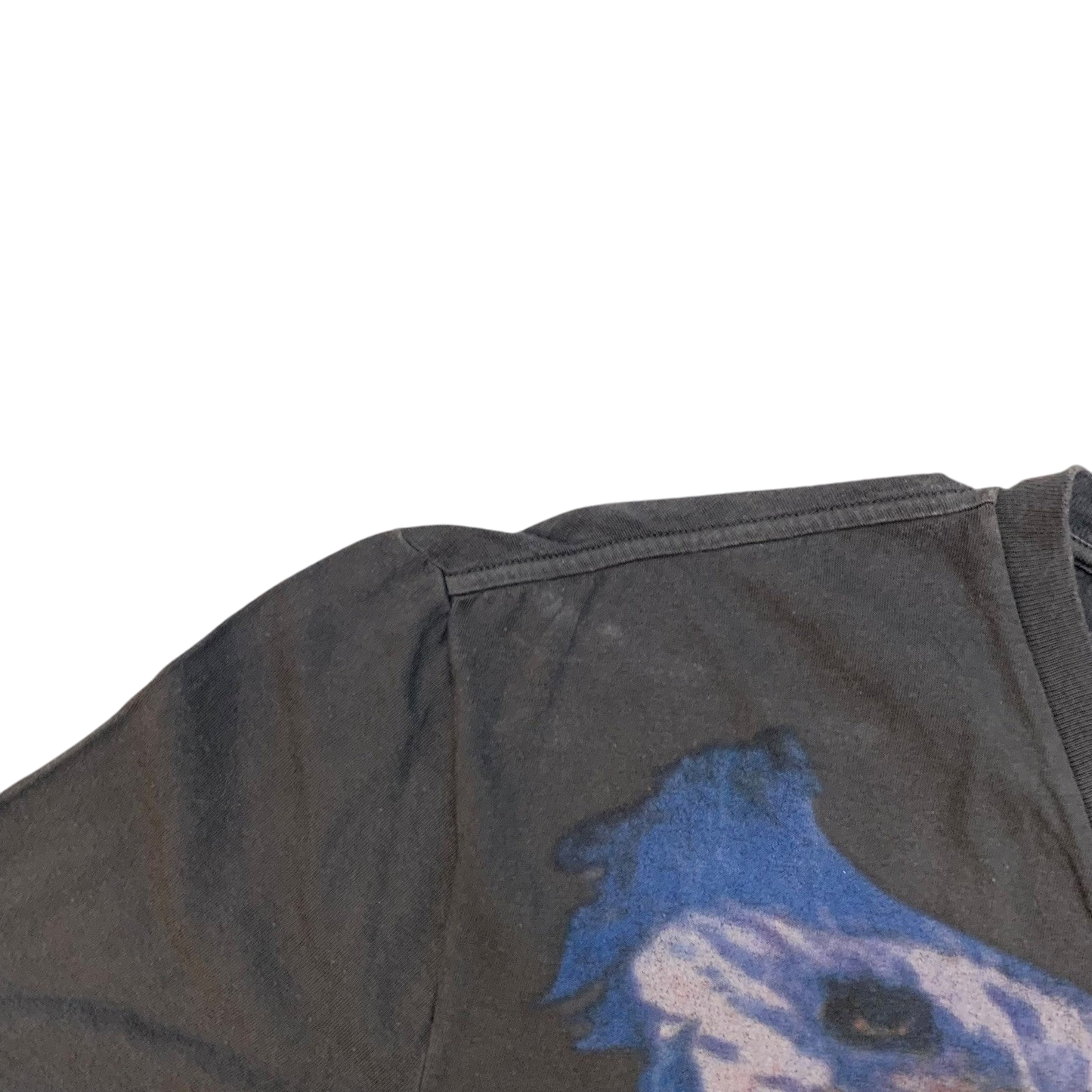 Maison Margiela Rose Print V Neck T-Shirt Charcoal (Fits M)