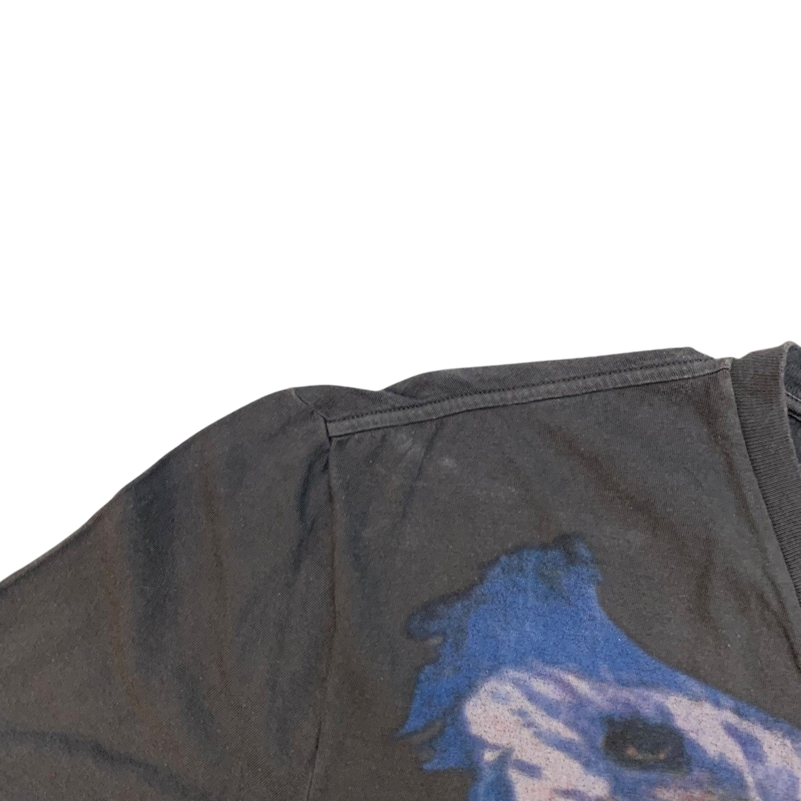 Maison Margiela Rose Print V Neck T-Shirt Charcoal (Fits M)