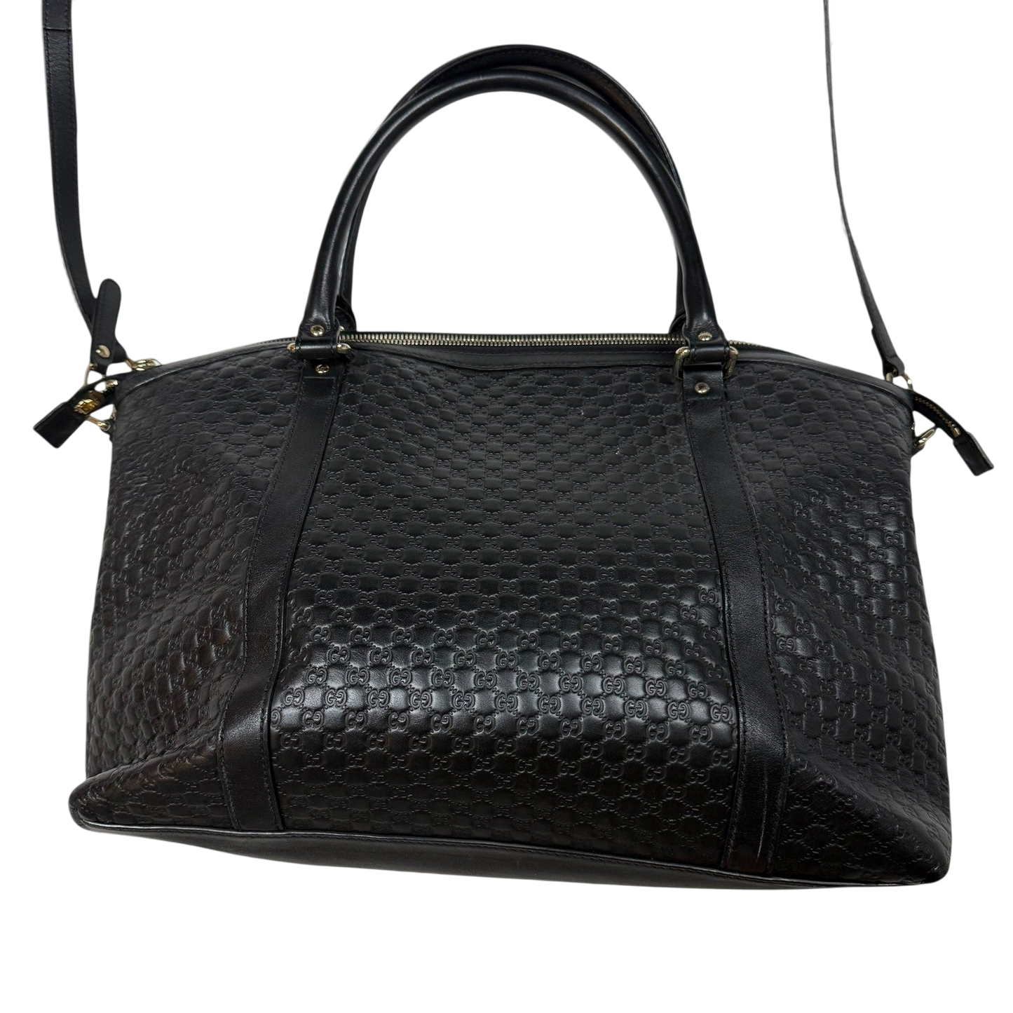 Gucci Microguccissima Large Dome Leather Bag Black