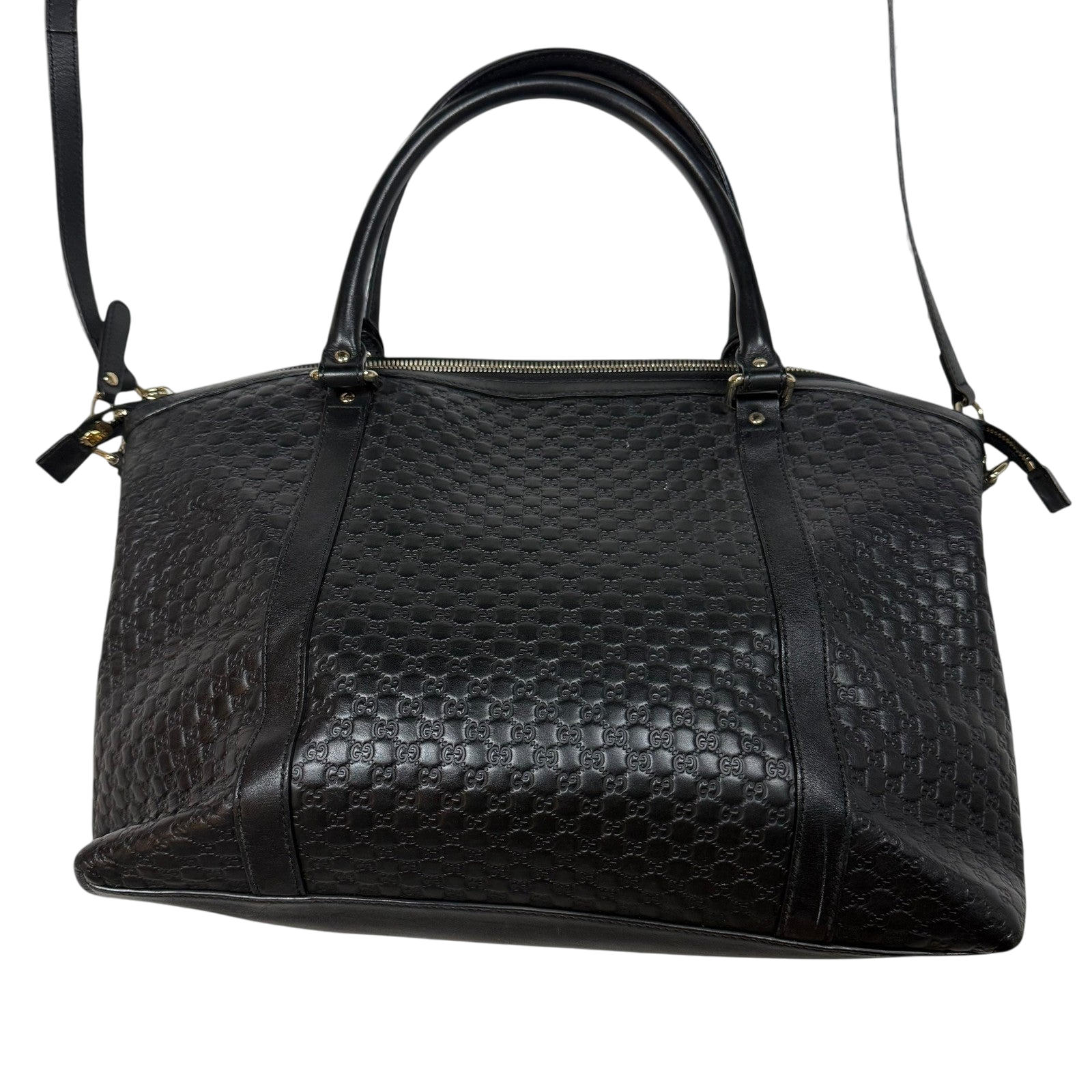 Gucci Microguccissima Large Dome Leather Bag Black