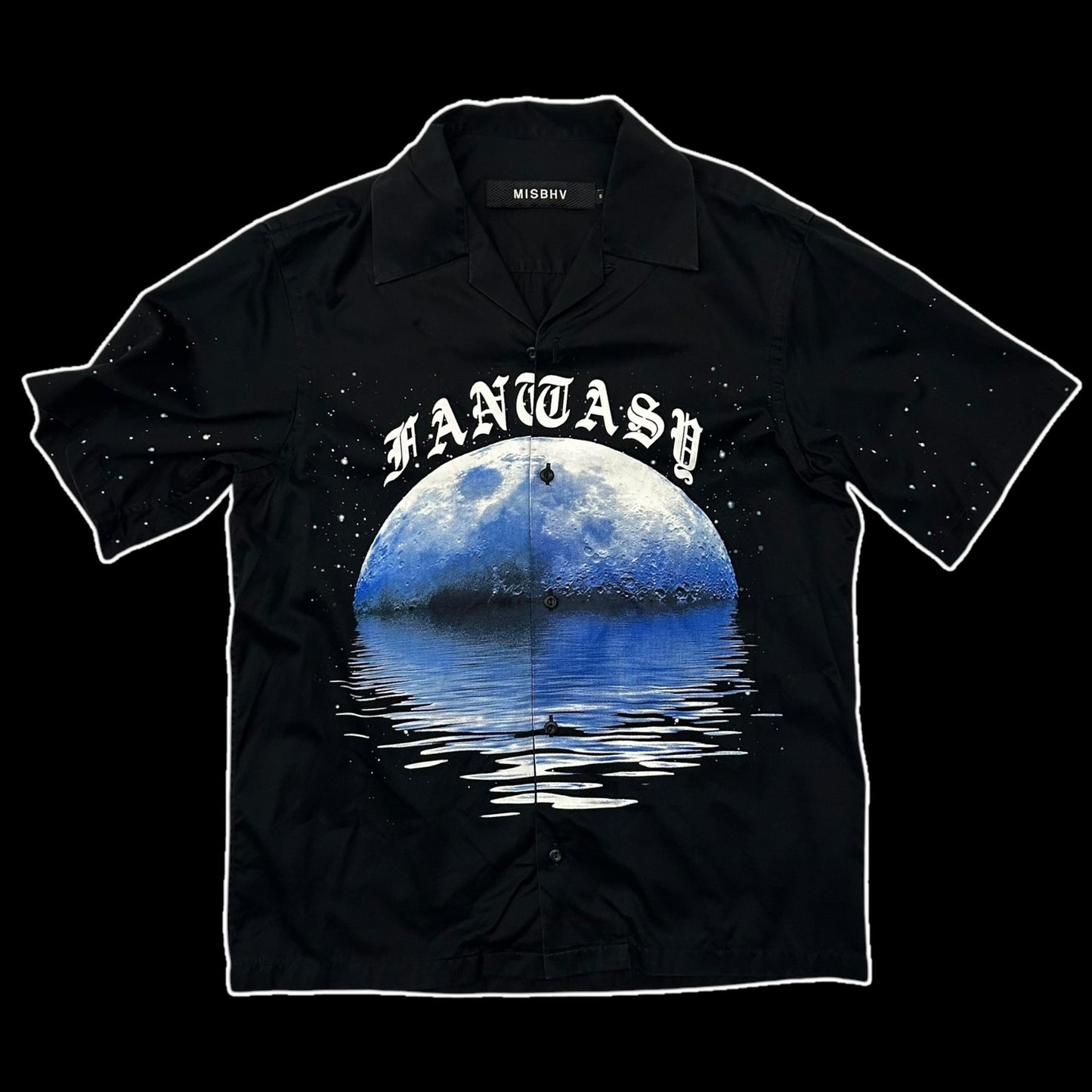 MISBHV Fantasy Short-Sleeve Button-Up Shirt Black (Size S)