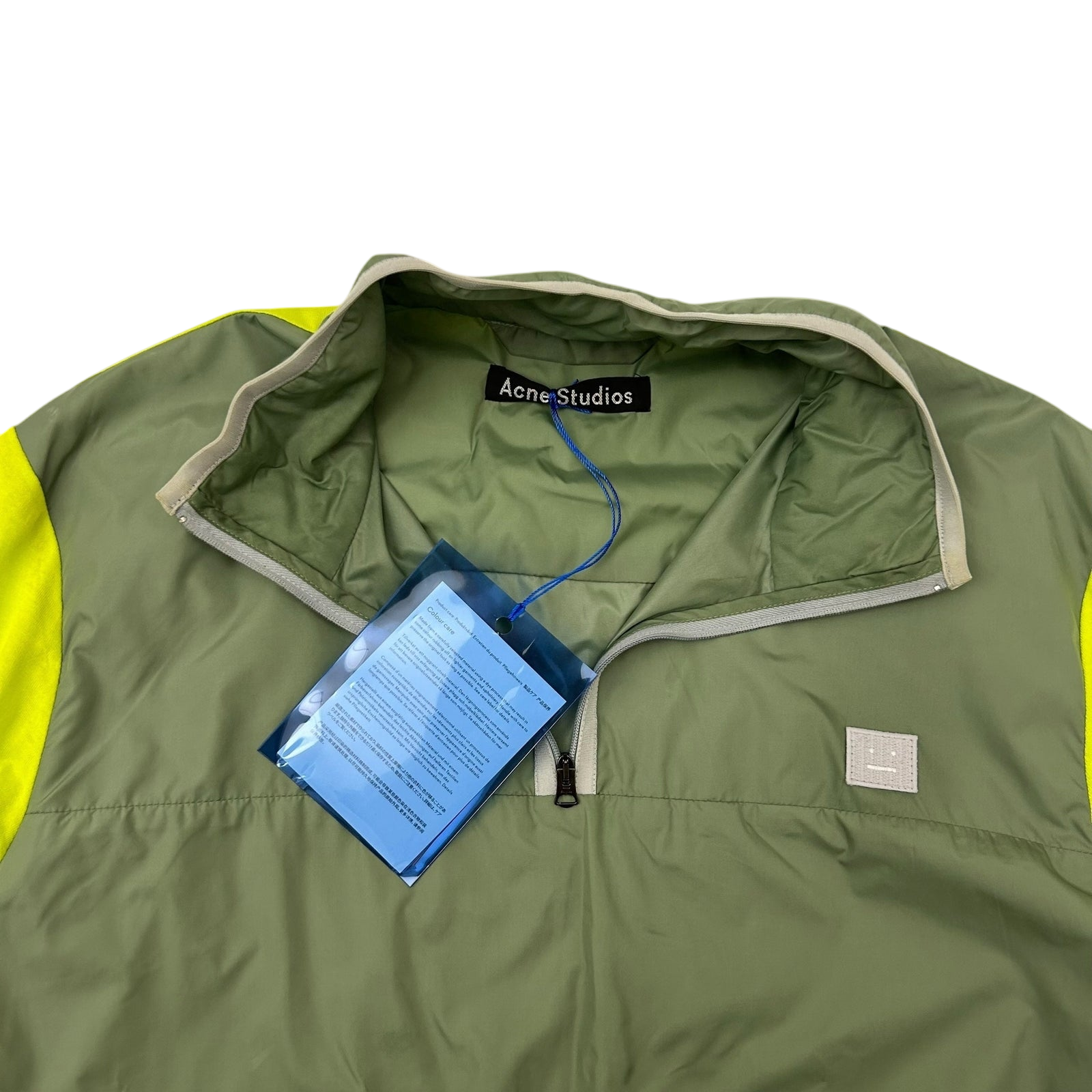 Acne Studios Contrast Windbreaker Jacket Green (Size S)