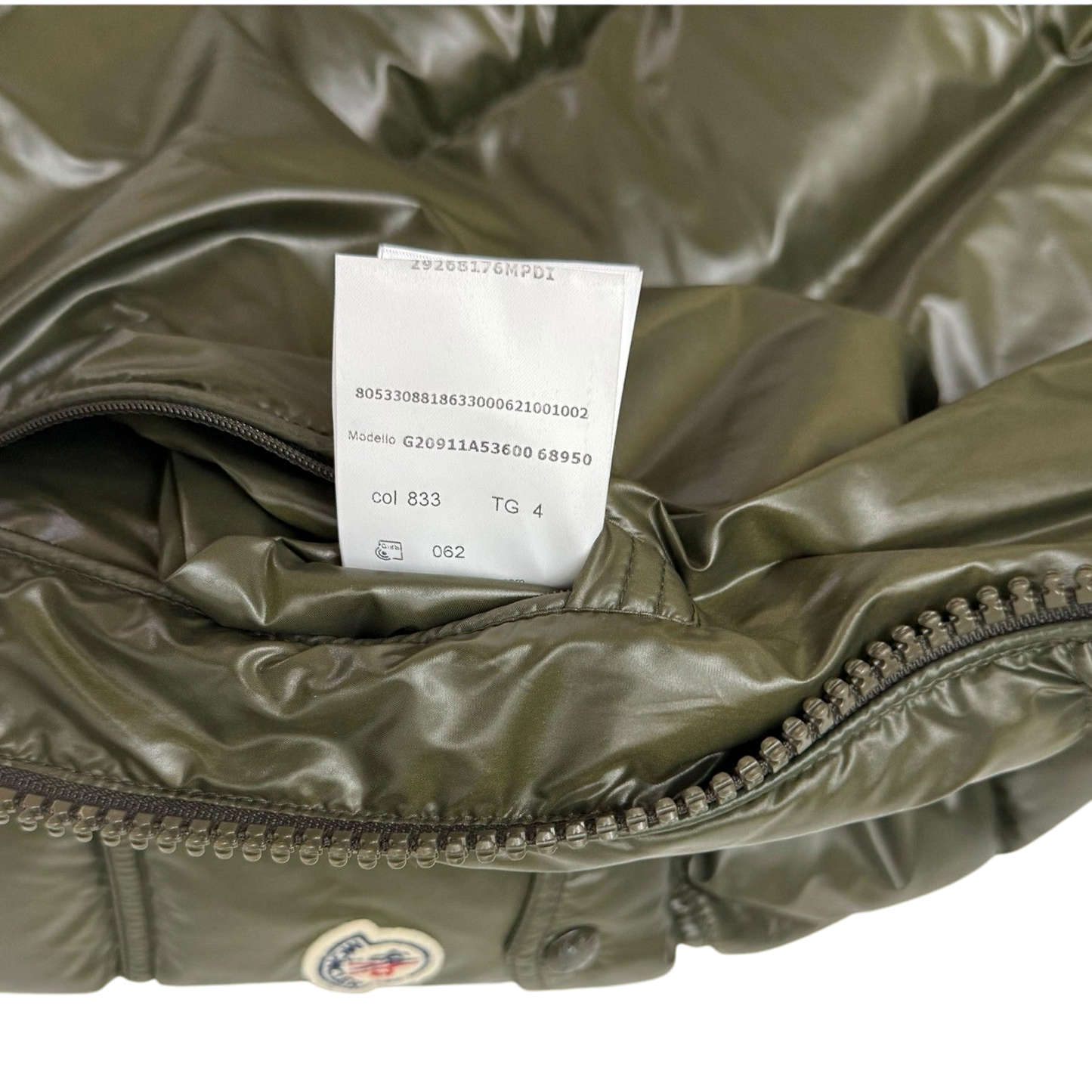 Moncler Maya Quilted Nylon Down Jacket Olive Green (Fits M-L)