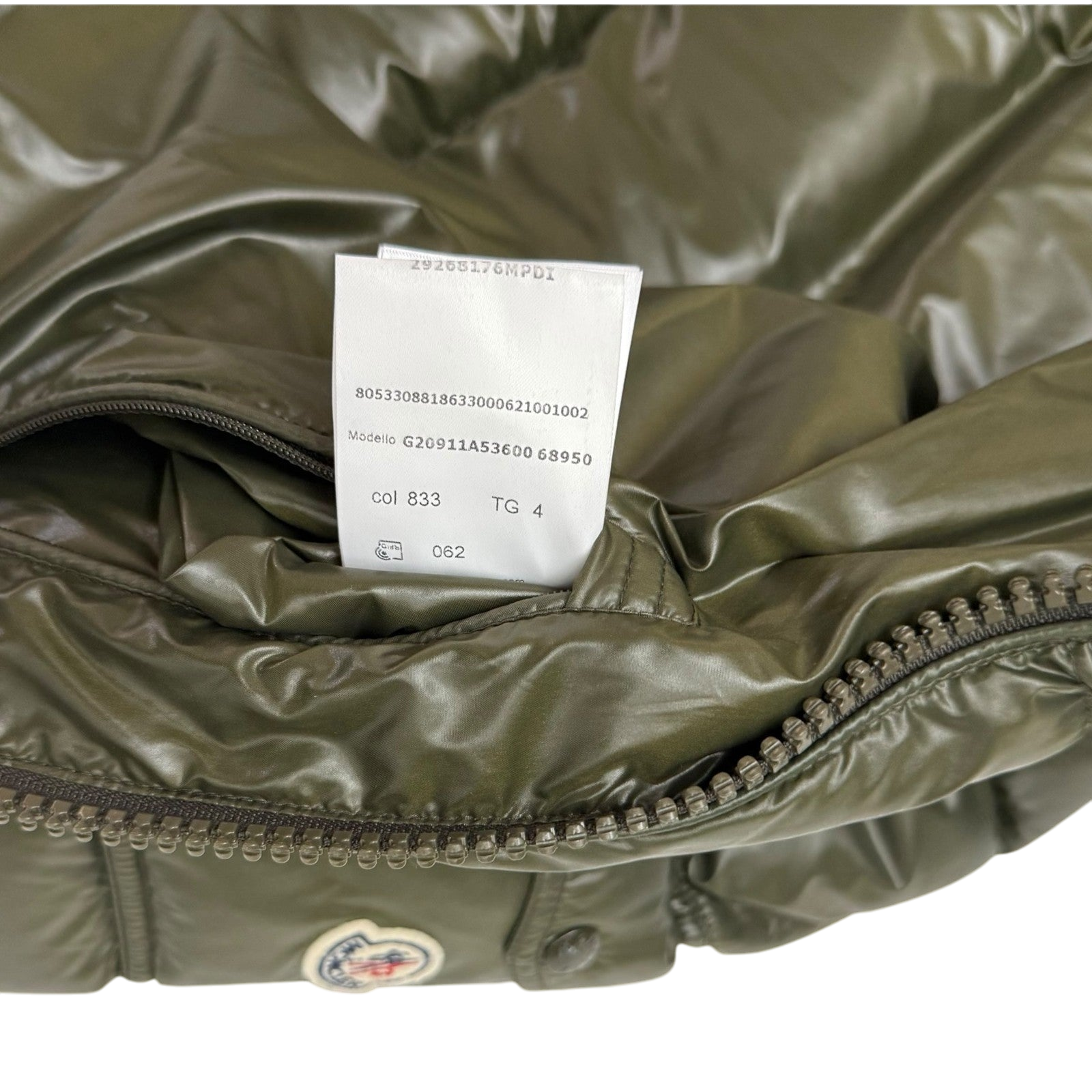 Moncler Maya Quilted Nylon Down Jacket Olive Green (Fits M-L)