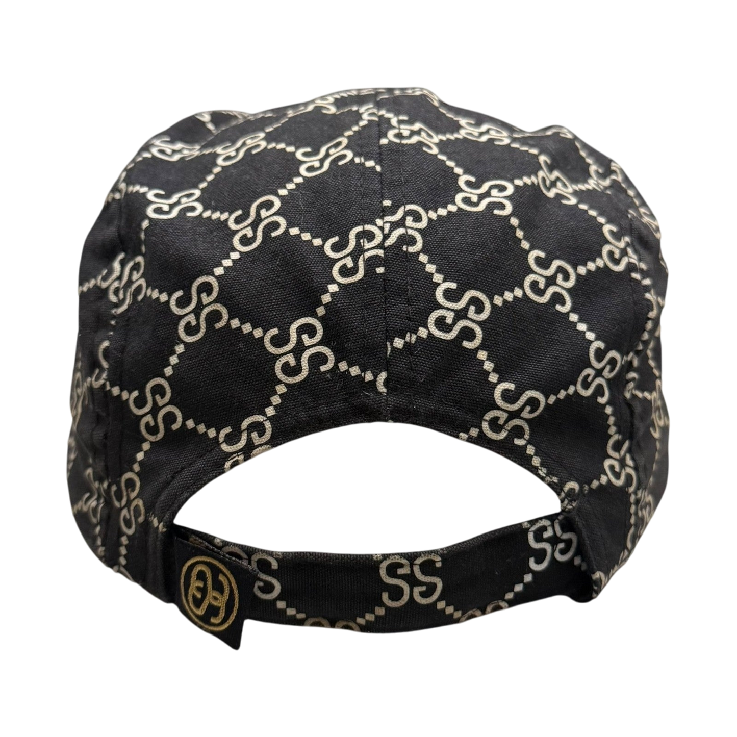 Stussy Vintage 2001 ‘Stucci’ Monogram Cap Black