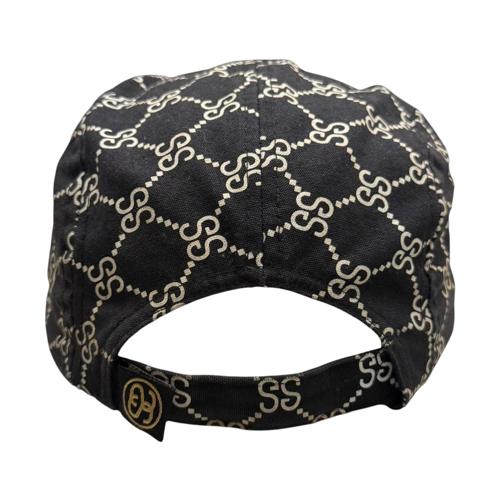 Stussy Vintage 2001 ‘Stucci’ Monogram Cap Black