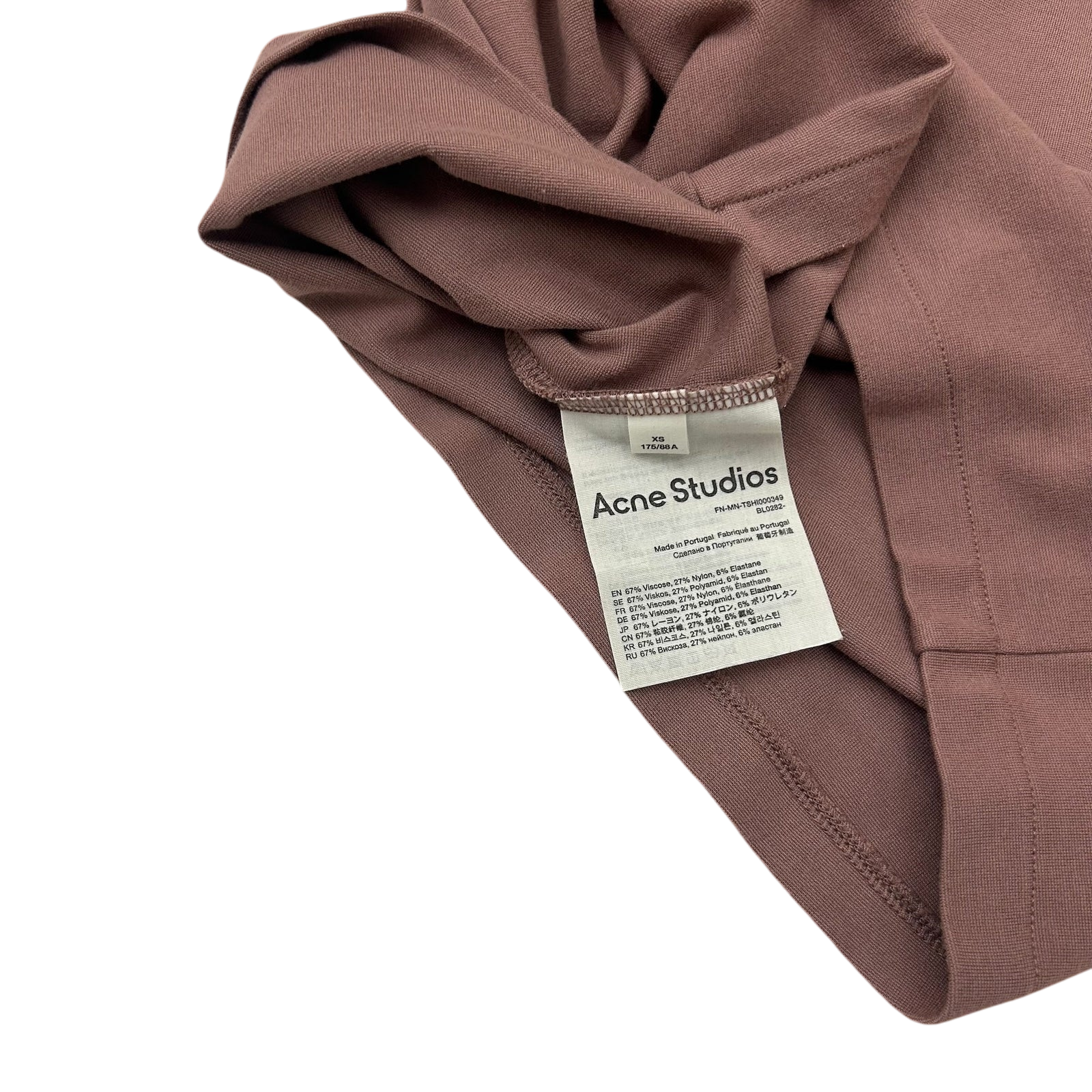 Acne Studios Jacquard Logo T-Shirt Peach (Fits S-M)