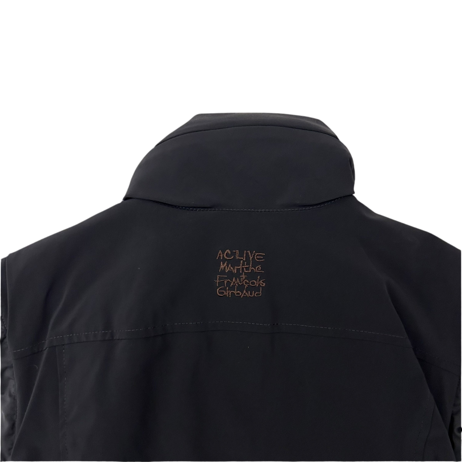 2000s Marithe Francois Girbaud Active Insulated Utility Vest Black (Fits M-L)