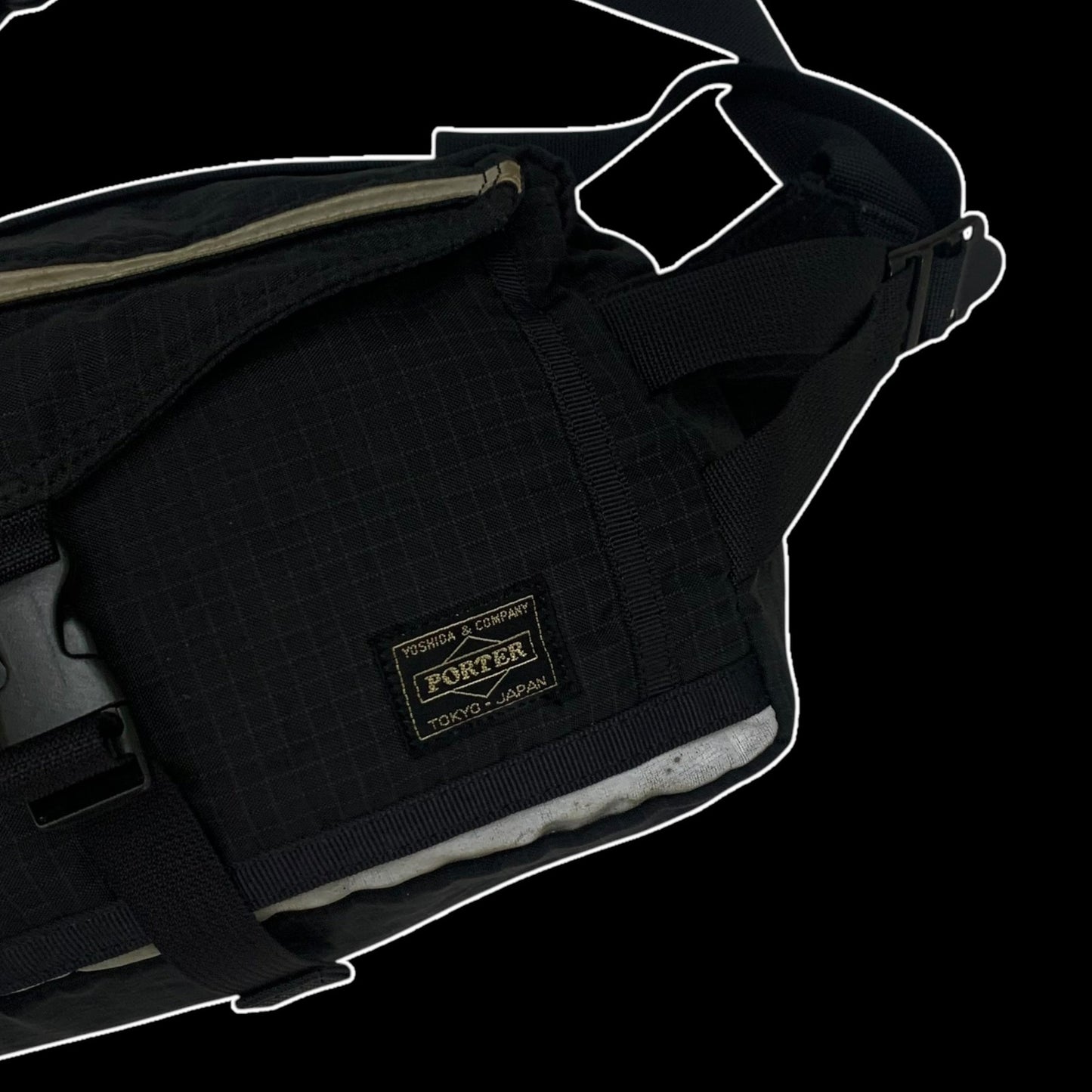 Porter 3M Waist Bag Black