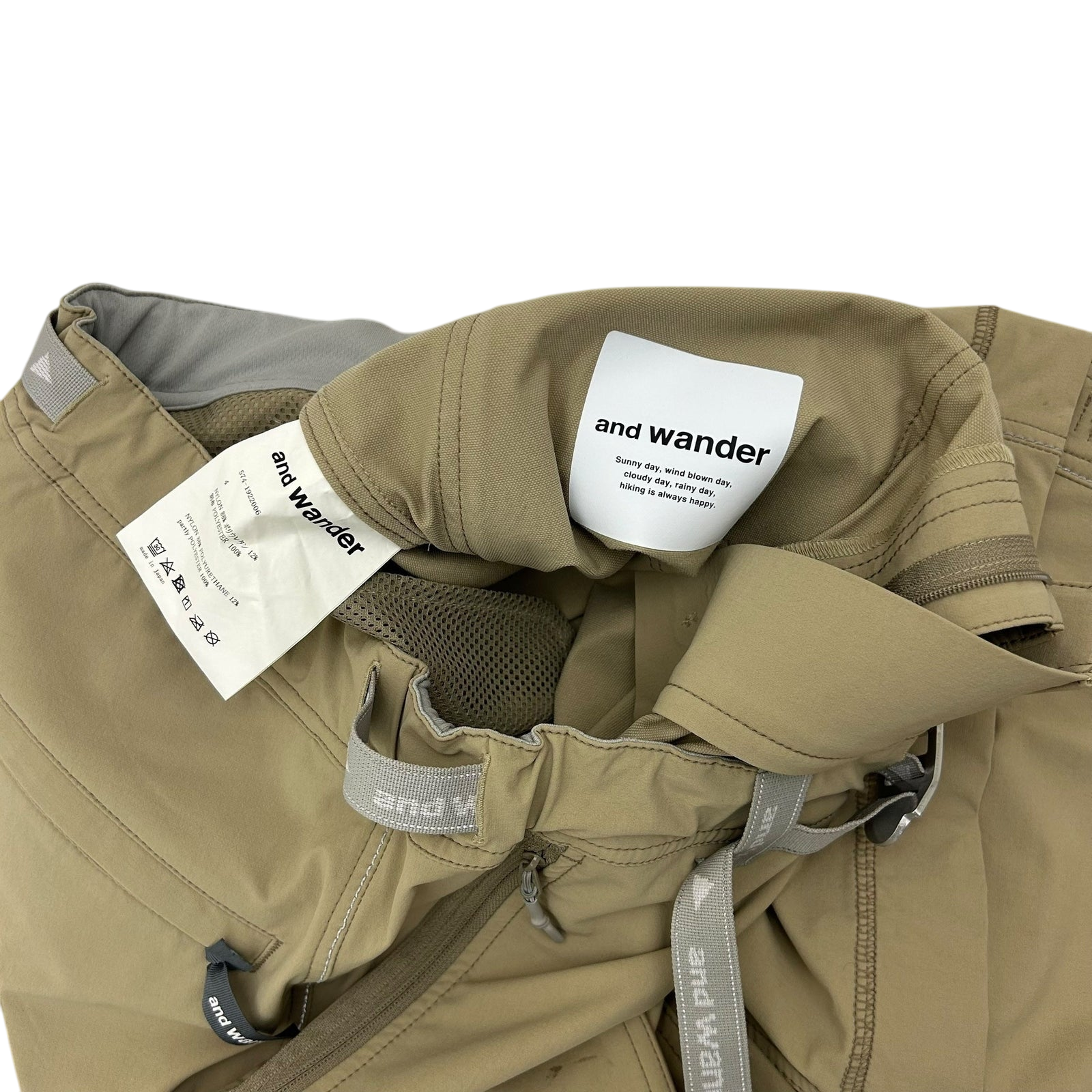 And Wander Trek 2 Pants Beige (Fits L)