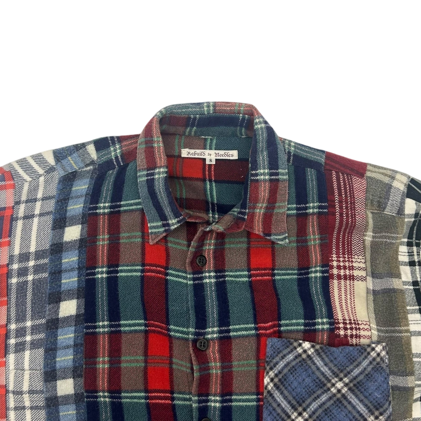 Needles Rebuild 7 Cut Flannel Shirt (Fits S/M)