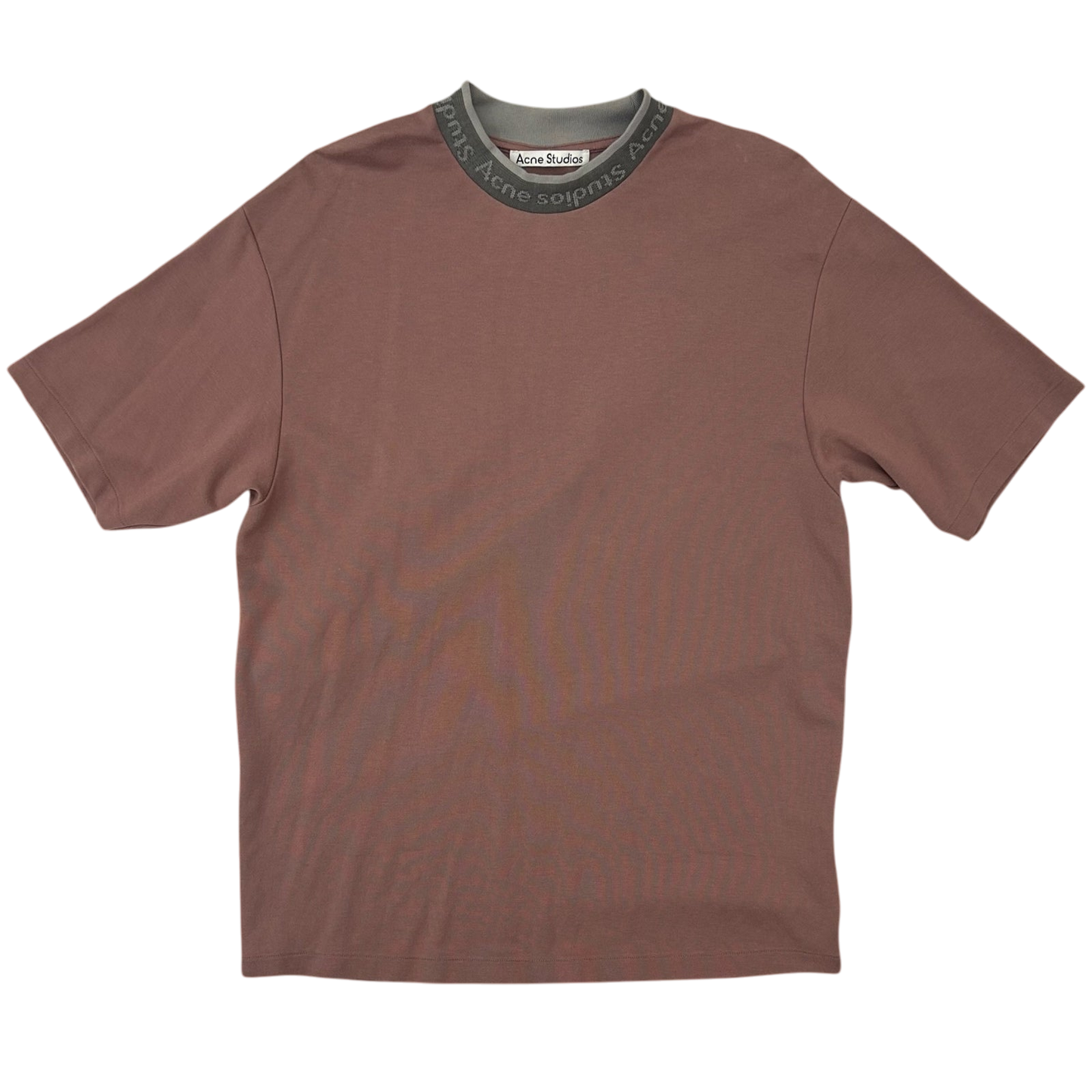 Acne Studios Jacquard Logo T-Shirt Peach (Fits S-M)