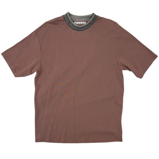 Acne Studios Jacquard Logo T-Shirt Peach (Fits S-M)