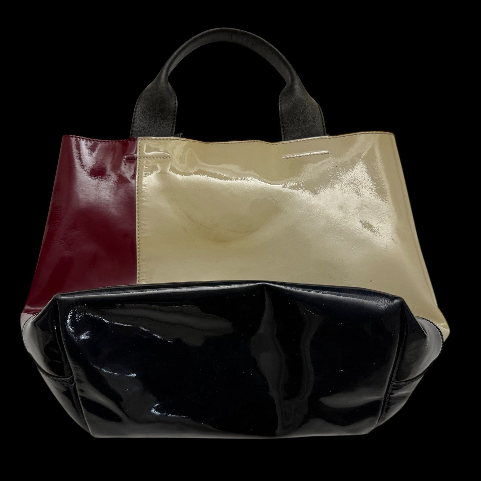 Marni 2011 Colour-Block Patent Leather Bag