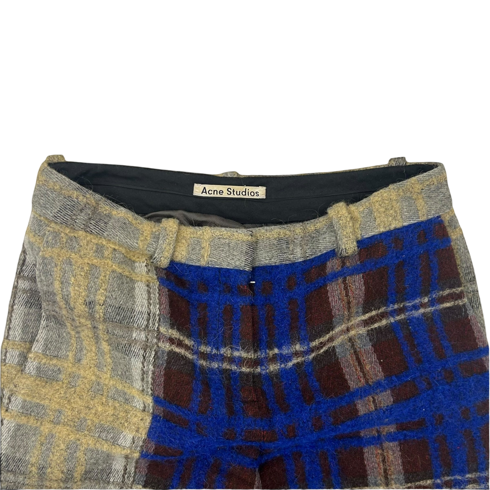 AW16 Acne Studios Maya Check Wool Pants (Size 30”)