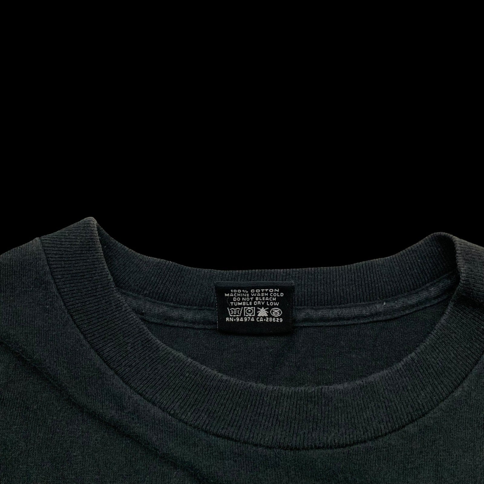 Stussy Tribe Vintage 90s ‘Okay Big Boys’ T-Shirt Black (Size XL)
