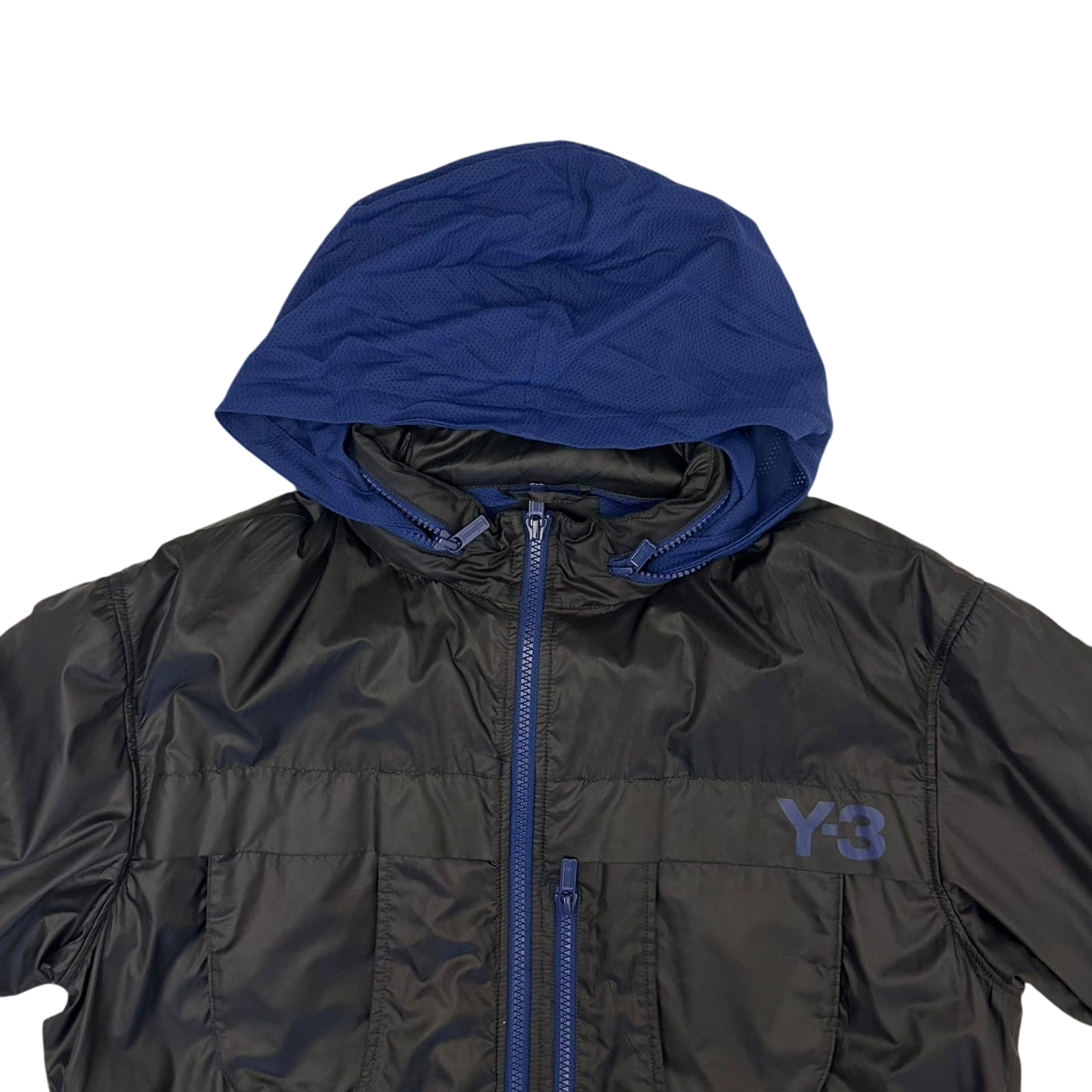 Y-3 Multi Pocket Track Jacket Black/Blue (Size M)