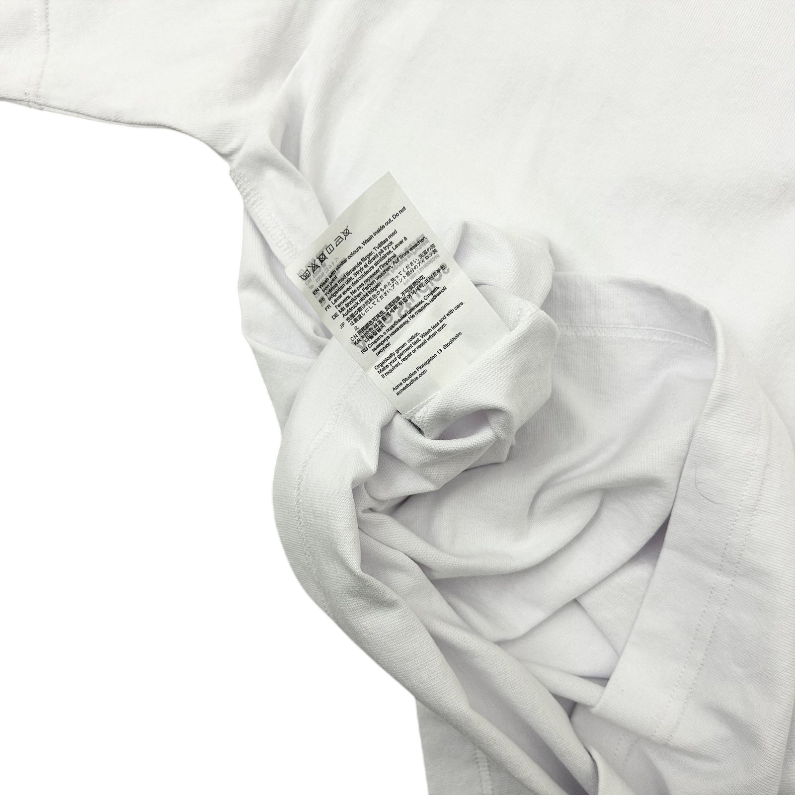 Acne Studios Logo T-Shirt ‘Optic White’ (Fits L)