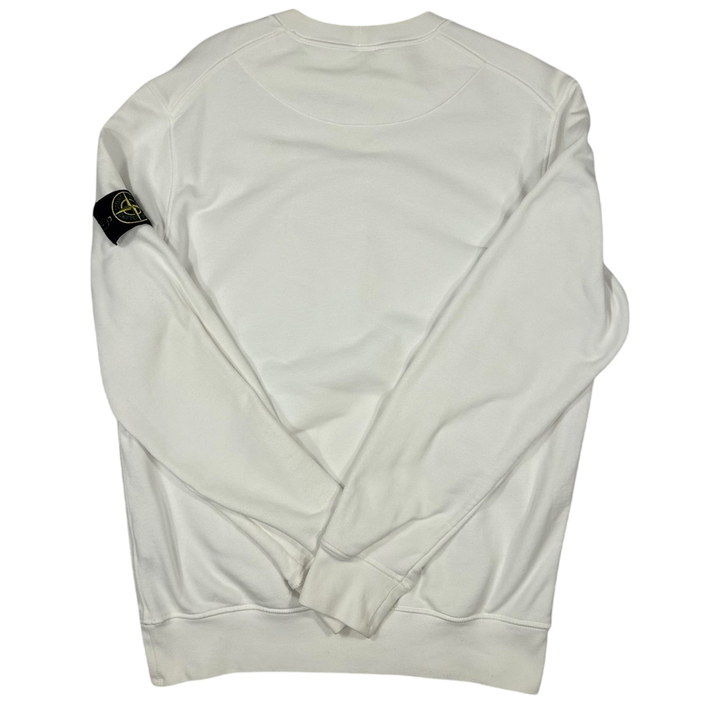 Stone Island Crewneck Sweater White (Fits M/L)