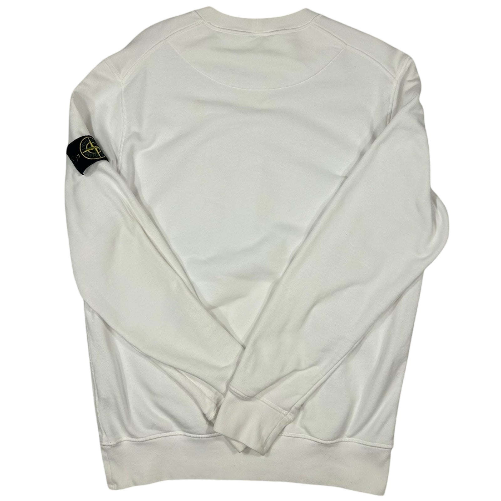 Stone Island Crewneck Sweater White (Fits M/L)