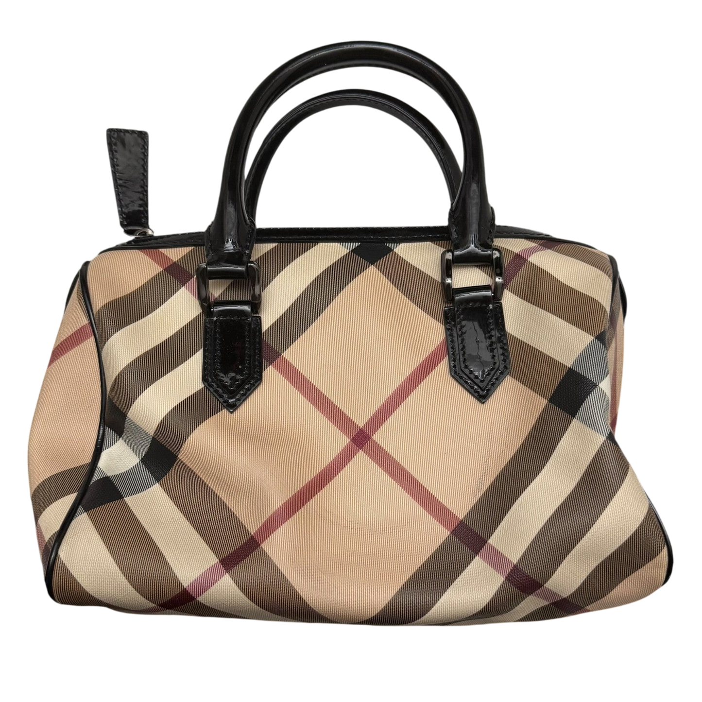 Burberry Nova Check PVC Chester Boston Bag