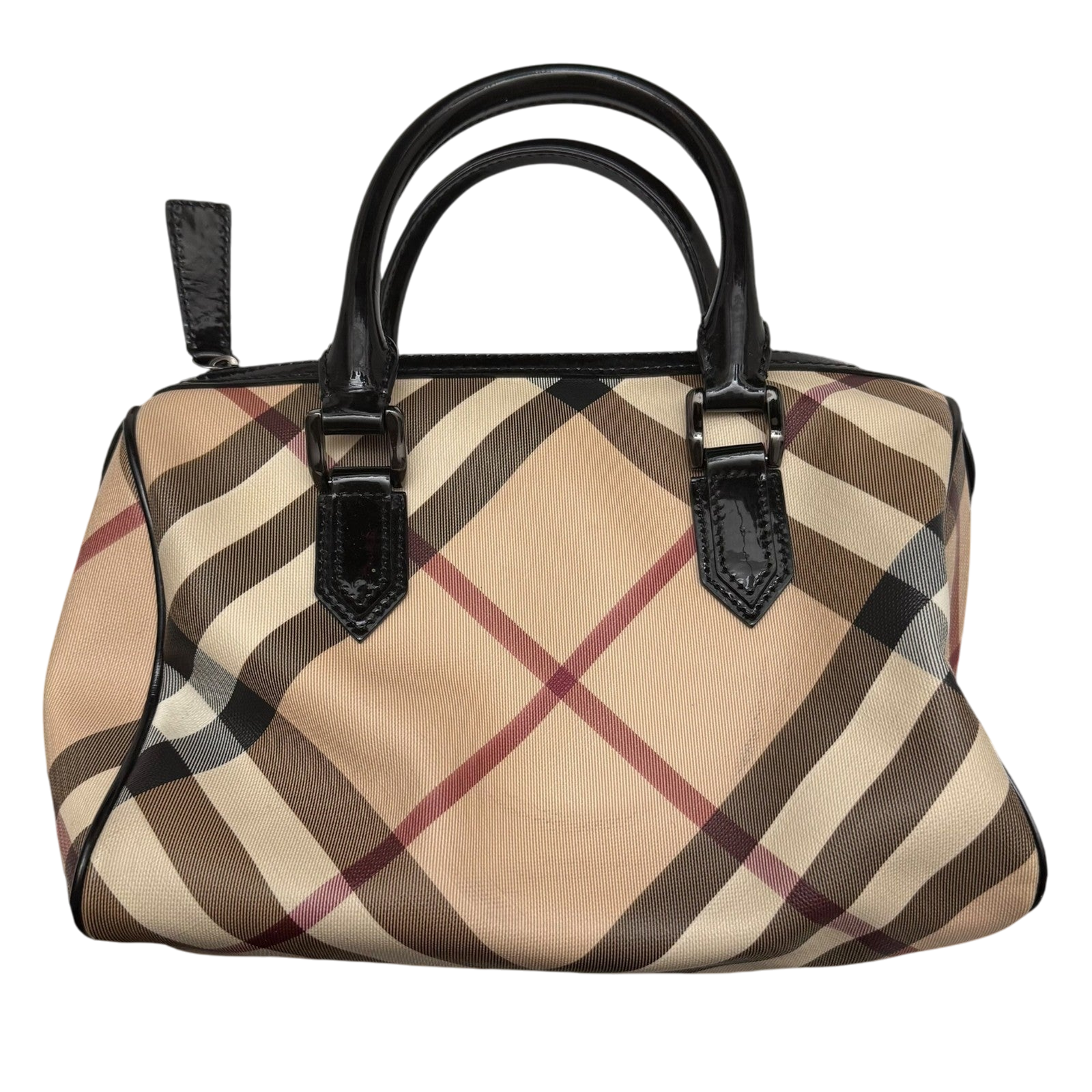 Burberry Nova Check PVC Chester Boston Bag