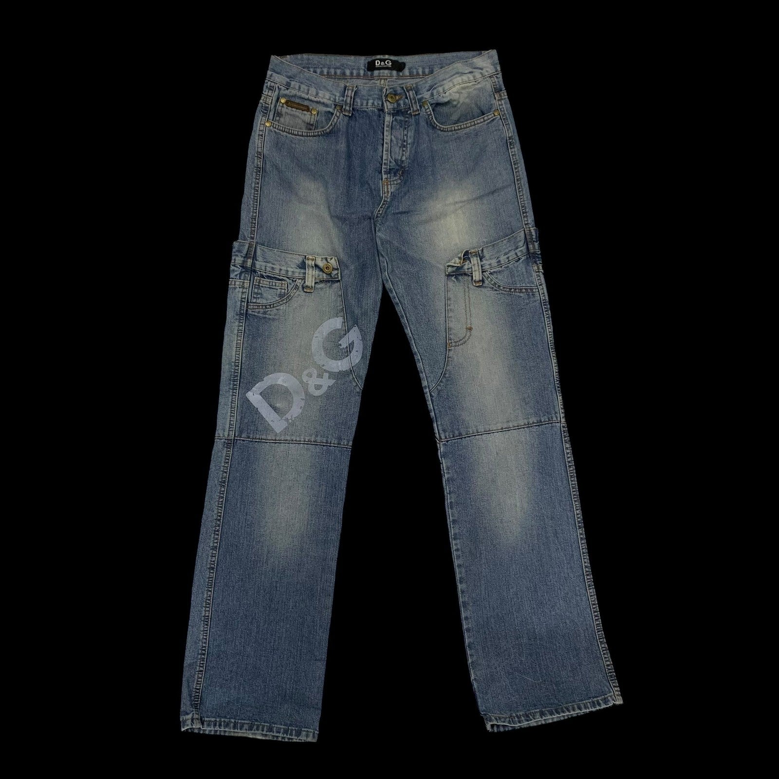 Dolce & Gabbana 90s Double-Waist Jeans (Size 32)