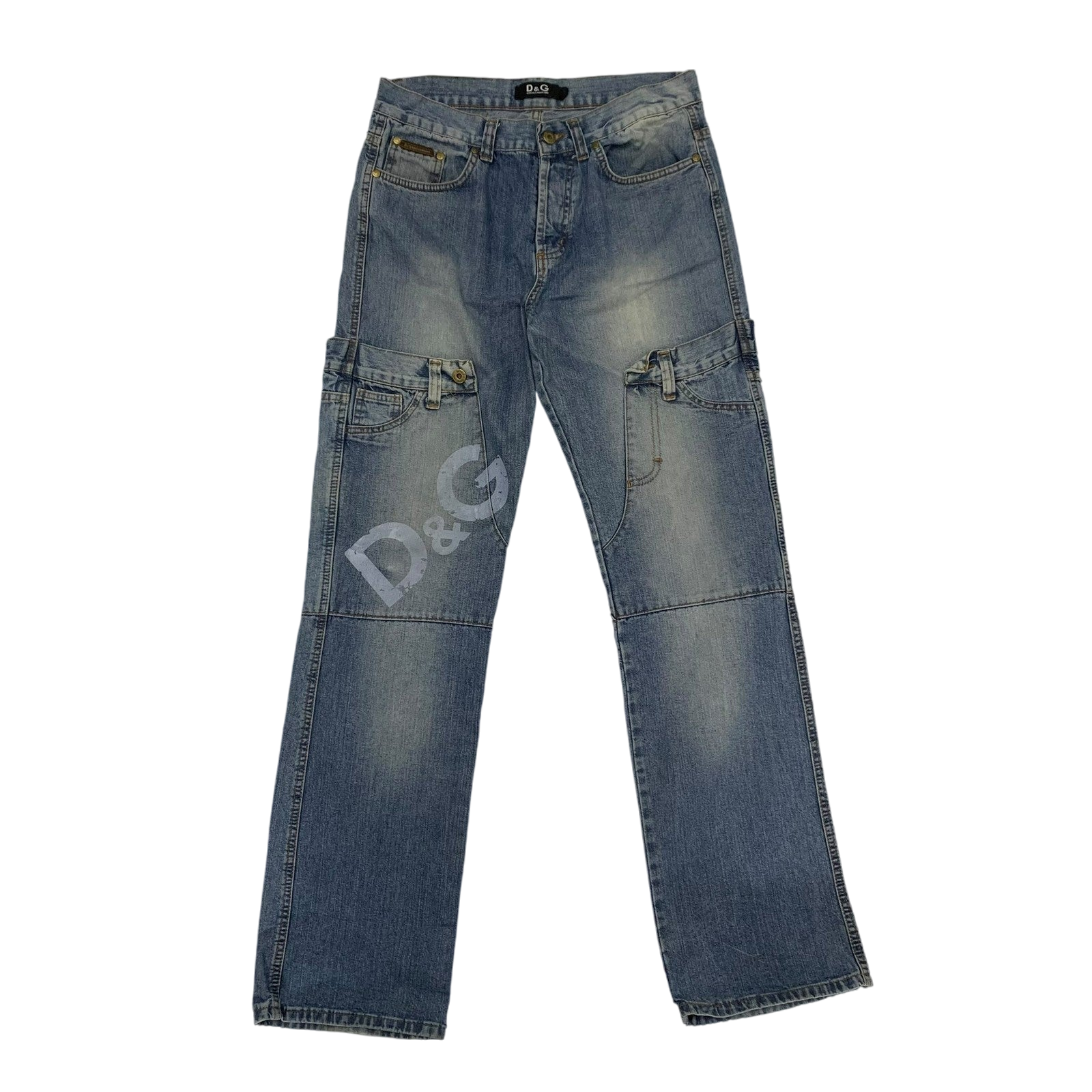 Dolce & Gabbana 90s Double-Waist Jeans (Size 32)
