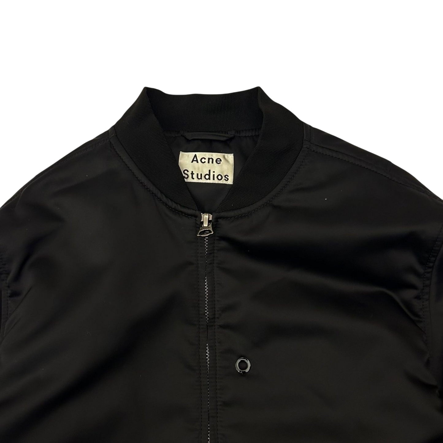 Acne Studios Nylon Matt Bomber Jacket Black (Fits M)